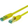 ProfiPatch Cavo LAN Cat8 S/FTP RJ45 Cavo patch premium 40GB 2000MHz LSZH Cavo di rete Ethernet giallo 10m