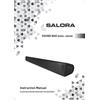 LTPRTZ Soundbar per TV - Altoparlante wireless - Audio per home cinema - Subwoofer integrato - Larghezza 70 cm - Colore nero