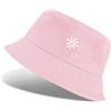 Tuopuda Cappello Pescatore Uomo Donna, Pieghevole Cappello da Pesca in Cotone Cappelli da Spiaggia Protezione del Sole Bucket Hat per Escursionismo Campeggio Viaggio Pesca 56-58cm
