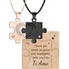CheersLife Collana Donna Uomo Regali di Coppia Fidanzato Fidanzata | Regalo Coppia Regali per Lui e Lei Regalo Anniversario per Lui e Lei Idee Regali Compleanno Natale Fidanzato Fidanzata