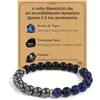 CheersLife Bracciale Uomo Bracciale Pietre Naturali Uomo Occhio di Tigre | Regalo Uomo Compleanno Bracciali Uomo Regali per Lui Idee Regalo Compleanno Natale per Fidanzato Marito Figlio Fratello