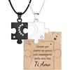CheersLife Collana Donna Uomo Regali di Coppia Fidanzato Fidanzata | Regalo Coppia Regali per Lui e Lei Regalo Anniversario per Lui e Lei Idee Regali Compleanno Natale Fidanzato Fidanzata