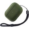 Teyomi Custodia compatibile con AirPods Pro 3 con cinturino da polso, Cover per Airpods Pro 3, Custodia per AirPods Pro 3 Generazione, Supporta la ricarica wireless(Verde chiaro)