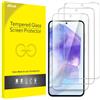 JETech Pellicola Protettiva per Samsung Galaxy A55, 3 Pezzi | HD Trasparente, Compatibile con Face ID, Vetro Temperato Antigraffio