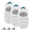 LUIRSAY Telecomando Cancello, 3Pcs Telecomando Cancello 433,92 MHz, Telecomando C@ME 2 canali Compatibile con 432EV, 432, 432A, 432M (Include 3 batterie extra)