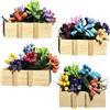 ZYEKIU 4 Pezzi Fiori dei Cartoni Animati Calamite Frigorifero Magneti Adesivi Magneti per Frigorifero Calamite Personalizzate Portafortuna da Regalare per Gadget Compleanno Bambini (Fiore Perla)