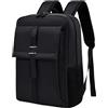 Aucuu Zaino Porta PC, 15.6" Uomo Laptop Borsa per PC Portatile, Zaino per Laptop con Tasche Multiple, Zaini Impermeabile da Uomo, per Scuola, Lavoro, Viaggio