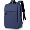 Aucuu Zaino Porta PC, 15.6" Uomo Laptop Borsa per PC Portatile, Zaino per Laptop con Tasche Multiple, Zaini Impermeabile da Uomo, per Scuola, Lavoro, Viaggio