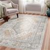 GENIMO - Tappeto Vintage 120x170cm - Antiscivolo, Lavabile, Con Pelo Corto - Per Soggiorno, Camera da Letto, Cucina - Marrone
