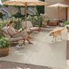 PureCozy Tappeto da Esterno Salotto 120x180cm Marrone Chiaro | Lavabile, Antiscivolo, Impermeabile, Tappeti, Juta, Simil Carpet, Camera da Letto, Ufficio, Giardino, Balcone