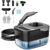 Dzaki Pulitore a Vapore, Pulitore a Vapore Portatile, 1600ML Serbatoio, 4 Bar | 15s Riscaldamento, 3.5m Cavo, 3 Livelli di Vapore, Steam Cleaner per Cucina Bagno Divano Auto Finestra Piastrelle Fughe