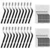 Flintronic Sbavatore di Attrezzi Set, 20 Pezzi Lame per Utensili Sbavatori, HSS 360 ° BS1010 Lame di Sbavatura in Metallo Rotanti per Stampe 3D Tubi, Plastica, Alluminio, Rame, PVC e Acciaio