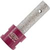 QUEFORET Fresa Diamantata per Piastrelle 15mm x M14 - Fresa per Sagomatura Allargamento Fori Esistenti in Gres Porcellanato Ceramica Marmo Granito, per Smerigliatrice Angolare