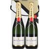 Moët & Chandon Box Champagne Brut 'Imperial' Moet & Chandon (Confezione 2 bt) 0,75 l