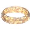 - Ghirlanda luminosa a LED 80 LED 8 m bianco caldo