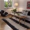Leroy Merlin Tappeto Kilim ikat in lana Beige e nero L 200 x L 140 cm