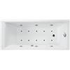SANYCCES Vasca idromassaggio rettangolare Galaxy Confort,bianco ,170, 170 cm, 16 bocchette, SANYCCES