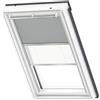 VELUX Tenda per finestra da tetto duo oscurante e dimmerabile, manuale VELUX DFD C04 0705S L 55 x H 98 cm grigio / argento