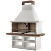 EASY GARDEN BY PALAZZETTI Barbecue fisso a legna e carbonella ARGOS 2 EASY GARDEN BY PALAZZETTI L 184 x H 235 x P 78 cm