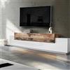 Leroy Merlin Mobile per TV Coro L 240 x H 51.5 x P 45 cm bianco/acero
