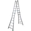 FACAL Scala telescopica FACAL Euro Briko in alluminio 7 + 7 gradini portata massima 150 kg EN 131 per lavori fino a 4.75 m