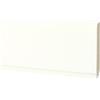 Leroy Merlin Battiscopa con passacavo Superior in legno bianco Sp 10 mm x H 7.5 x L 240 cm, 10 pezzi / 24 m