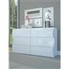 Leroy Merlin Mobile comò ONDA L 155 x H 81.5 x P 40 cm bianco lucido