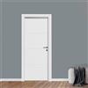 Leroy Merlin Porta interna a battente Threelines in MDF laccato colore bianco, L 70 x H 210 cm, apertura reversibile