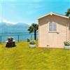 TOSCANA GARDEN Casetta da giardino in legno abete 2 x 2 m, superficie esterna 3.92 m² e spessore parete 20 mm, senza pavimento porta ad anta singola, TOSCANA GARDEN Maddalena
