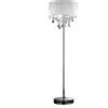 Leroy Merlin Lampada da terra PIANTANA MAGDA CON CRISTALLO K9 in ferro, H 142 cm, E14 3x