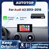 AUTOTOP Decodificatore automatico Android CarPlay wireless per Audi A3 A4 A5 Q7 8V Q2 8P 2013-2018 MIB MIB2 con modulo auto GPS BT MirrorLink AirPlay