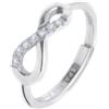 NADIR Anello Donna Maruù 31an0015w-S Sparkles Infinito Acciaio Silver
