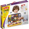 Quercetti 5285 - Combi ABC+123 Gioco Valigetta Multifunzione, Multicolore, 110 Pezzi