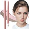 Gcroet Matita illuminante per sopracciglia coreana a doppia estremità - Stick per contorni impermeabile per sopracciglia 3D, penna per trucco naturale per una definizione precisa delle, Stil.