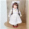 Bambola di porcellana regalo di compleanno per bambini, statuetta decorativa