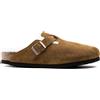 Birkenstock - Boston Shearling Calzata Stretta - - Shoes - Donna - Marrone