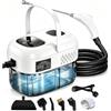 Normodic Vaporella Portatile 2500W, 6 Livelli di Regolazione, 8 Acce 105 ° Vaporetta | Vaporella Pulitore Vapore Casa 1.1L, Vaporetto Polti 100 Gradi di Vapore per la Pulizia di Cucine, Bagni, Auto e Tappezzeria