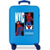 JOUMMA BAGS Trolley ABS 55 cm 4 ruote Spider-Man Great Power Blu Marvel