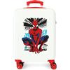 JOUMMA BAGS Trolley ABS 55 cm 4 ruote Spider-Man Amazing Bianco-Rosso Marvel