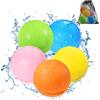 SOPPYCID Bombe d'acqua riutilizzabili, gonfiabili rapidamente, giocattolo estivo per bambini e adulti, per giardino, piscina, spiaggia, feste (5 pezzi)