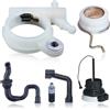 Hyceker MS251 Kit ingranaggi a vite senza fine per pompa dell'olio Stihl MS251 MS231 MS231C MS251C MS 231 251 parti motosega, 1143-640-3201 per Stihl MS251 kit pompa olio con tubo tappo olio 1143-647