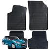 W-Parts TAPPETI - TAPPETINI IN GOMMA 3D NERI PER CITROEN - DS DS3 DAL 2010 AL 2019