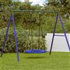 vidaXL Altalena a nido Plastica Dondolo esterno Ricreazione in giardino patio vidaXL