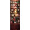 HAHII Adesivi per frigo per coprire porte intere 3D Libreria autoadesiva Adesivo per porta del frigorifero Carta da parati in vinile professionale 100X180Cm
