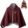 Generico Coperta Riscaldante da Indossare Coperta Elettrica Singola Portatile Rosso | Coperta Riscaldante USB,Coperta Termica con Cerniera,Coperta Indossabile,Termocoperta Singola,Morbida Calda Comoda Leggera