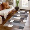 Bnehwogu Tappeto Passatoia 110 x 160 cm, Tappeto Cucina Antiscivolo Lavabile, Moquette del Corridoio, Tappeti Assorbente, Passatoia Zerbino, Tappeti Runner, Tappeto per Corridoio, Ingresso, Lavanderia
