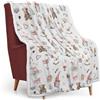 Daunex Plaid Morbidotto disegno ENCHANTE' cm. 130 x 160 con scatola stampata a tema