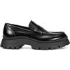 Hogan H692 Mocassini in Pelle Abrasivata con Suola Carrarmato | Soletta in Memory Foam, Altezza Suola 6 cm, Fodera in Pelle, Made in Italy, Custodia Inclusa
