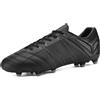 Dream Pairs Scarpe da Calcio da Uomo, Scarpe da Allenamento per Giovani, Scarpe con Tacchetti Professionali, Scarpe Sportive per attività all'Aria Aperta, Colore: Rosso/Nero 10, 160859-M