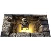 Generico Zerbino Halloween 3D Illusione Scheletro, Tappeto Ingresso Antiscivolo | 60x40cm Velluto di Cristall e Diatomea Assorbente, Tappetino Antipolvere per Entrata, Soggiorno, Casa e Decorazioni Horror